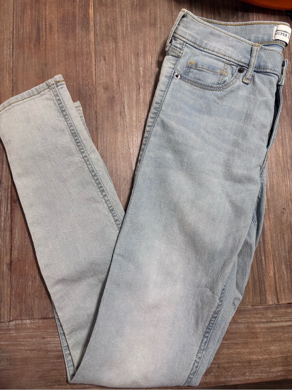 Abercrombie & Fitch Light Blue Skinny Jeans